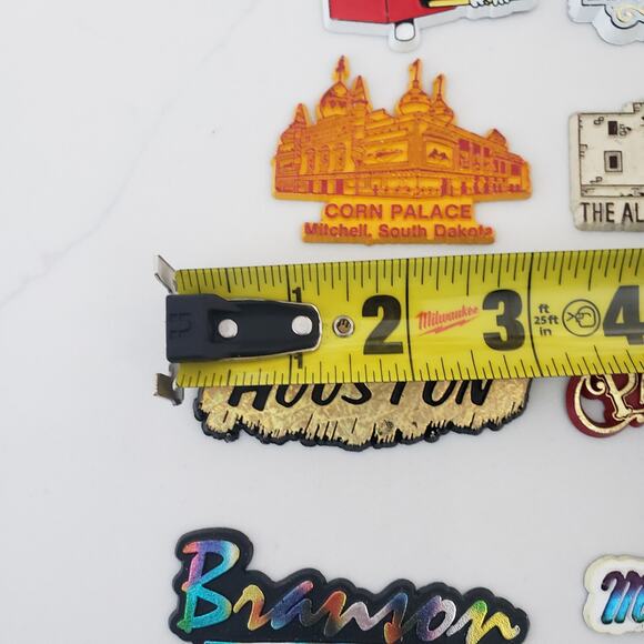 VTG Refrigerator Magnets Lot 20 US States Rubber Travel Souvenir Thomas Train - Picture 13 of 15
